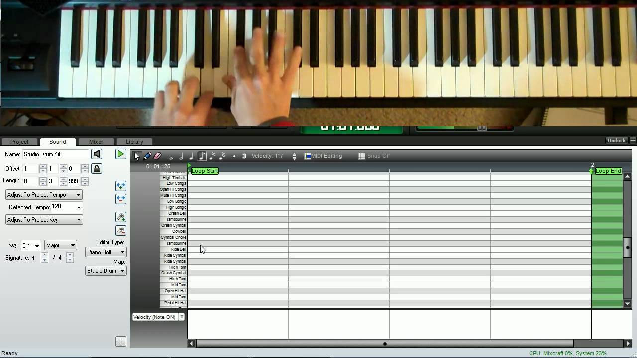 Mixcraft 6 Mini-Tip: Using Acoustica Studio Drums