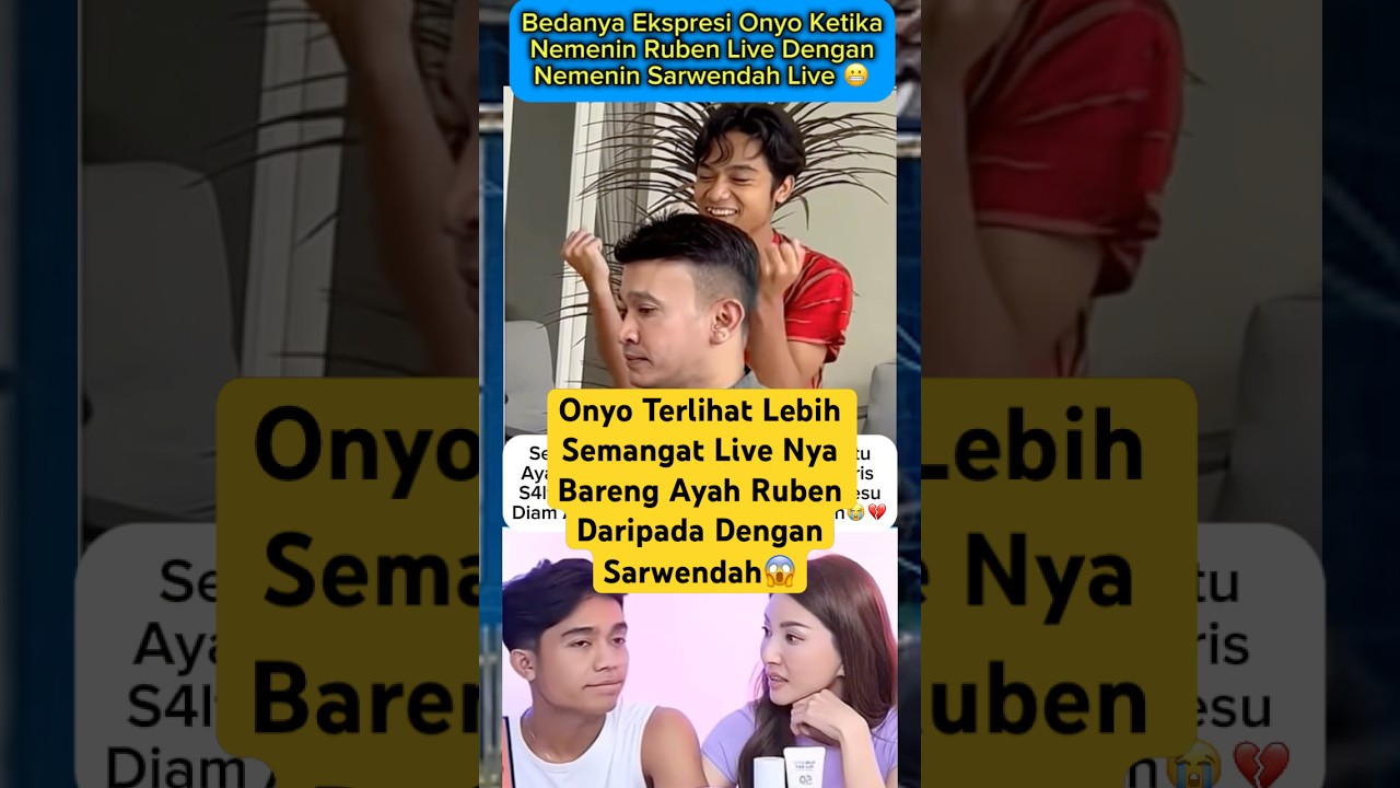 Onyo Lebih Semangat Live Nya Bareng Ruben Daripada Dgn Sarwendah😱 