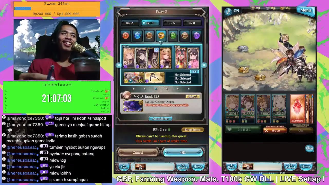 Grinding Lancer origin (walau gk terlalu kepake di akunku) |Granblue Fantasy