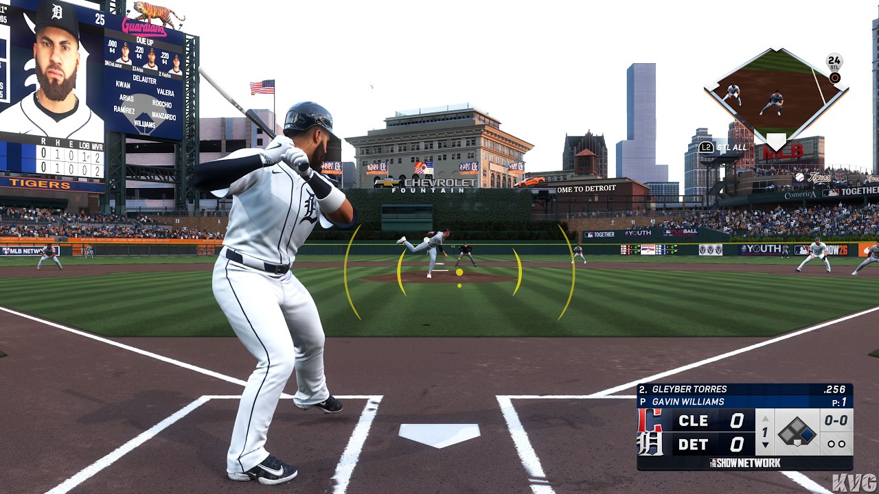 MLB The Show 26 - Cleveland Guardians vs Detroit Tigers - Gameplay (PS5 UHD) [4K60FPS]