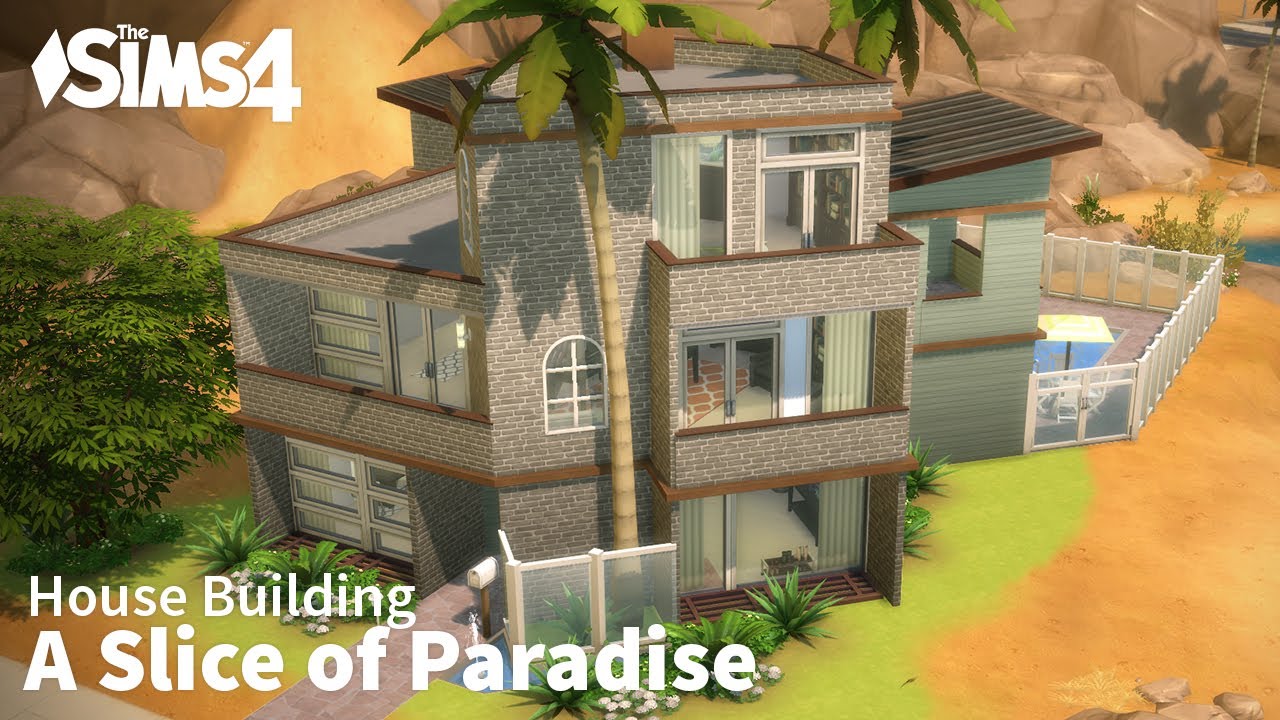 A Slice of Paradise | The Sims 4 House Building