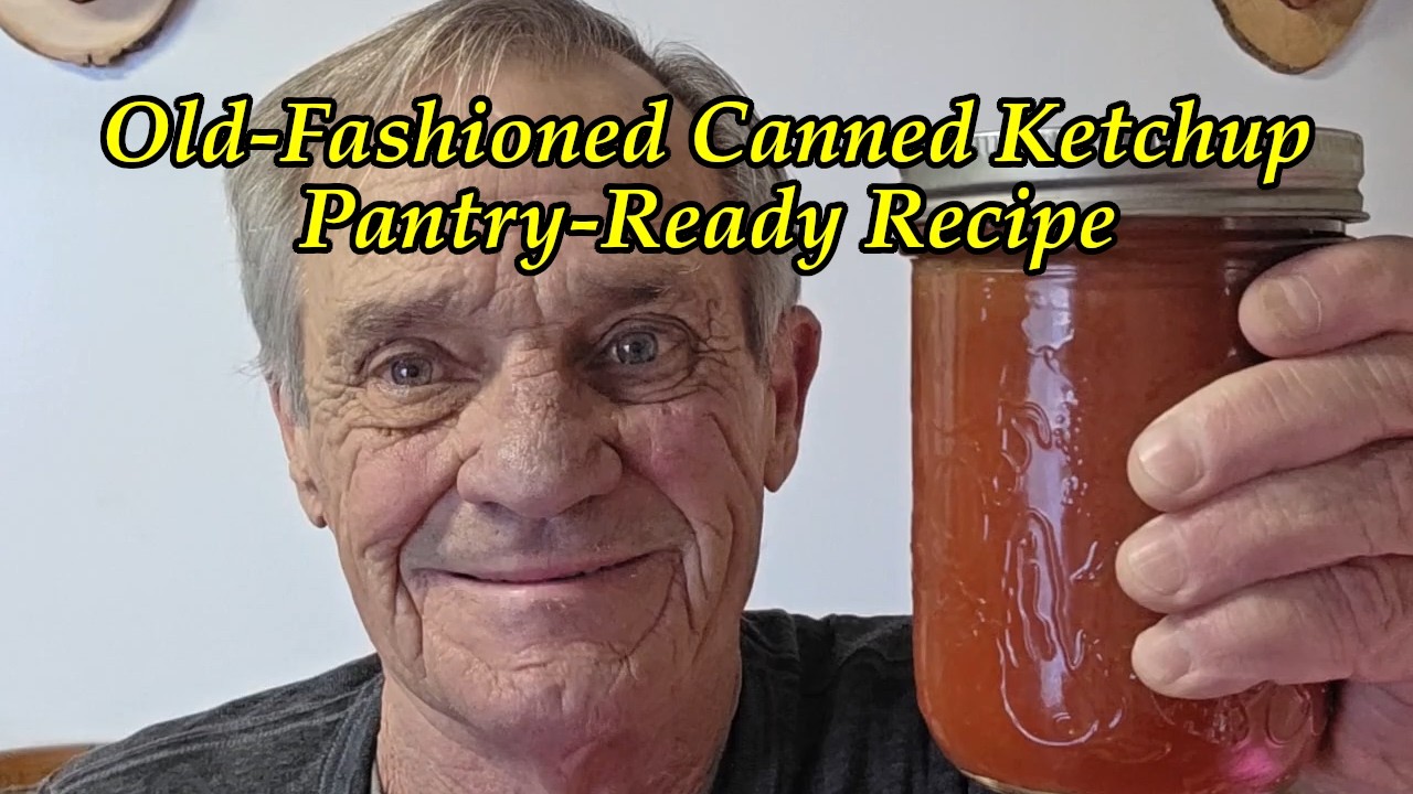 Old-Fashioned Canned Ketchup for the Pantry
