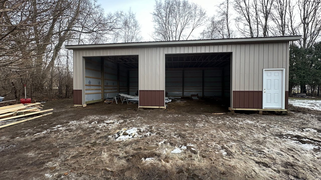 30 x 40 Pole Barn is so close!!! Ya Buddy.