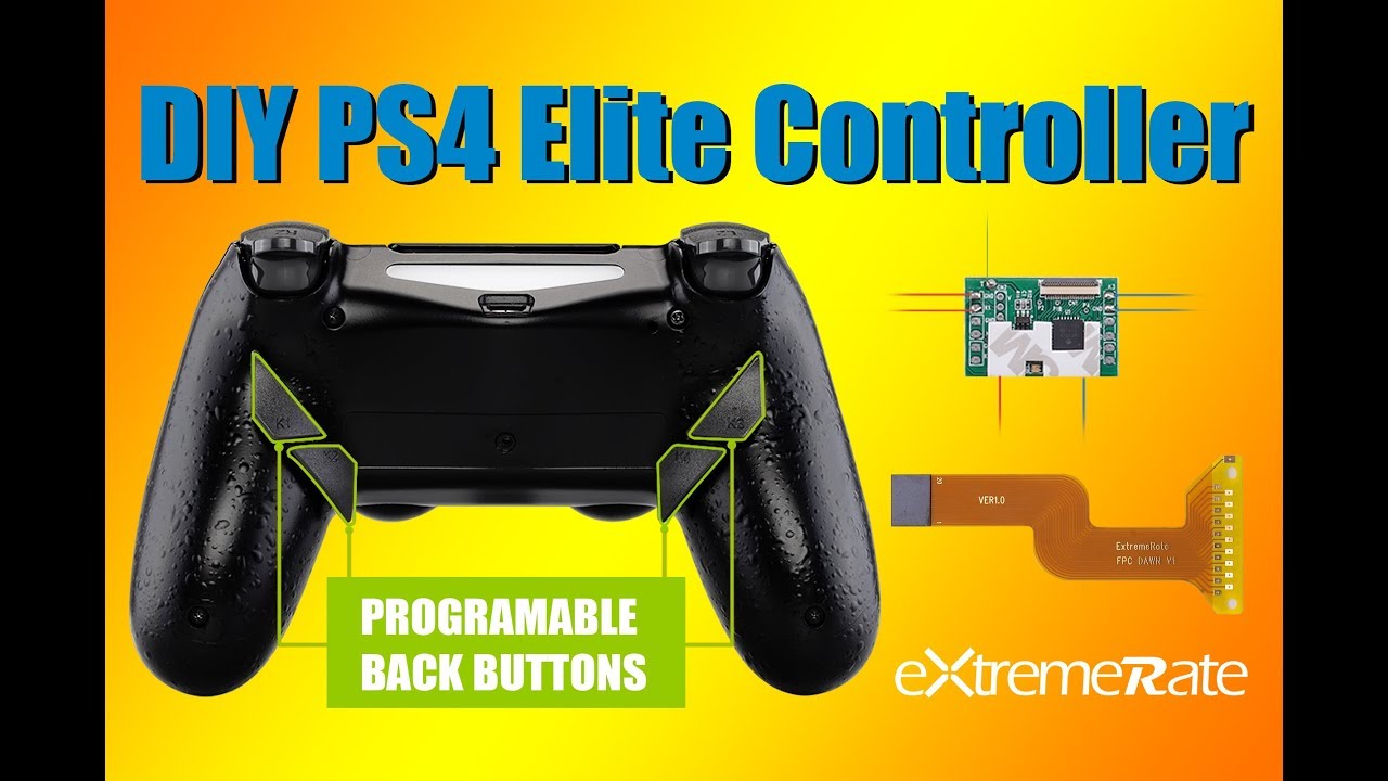 DIY PS4 Elite Controller - ExtremeRate PS4 DAWN PS4 Controller Remap Kit Installation Guide