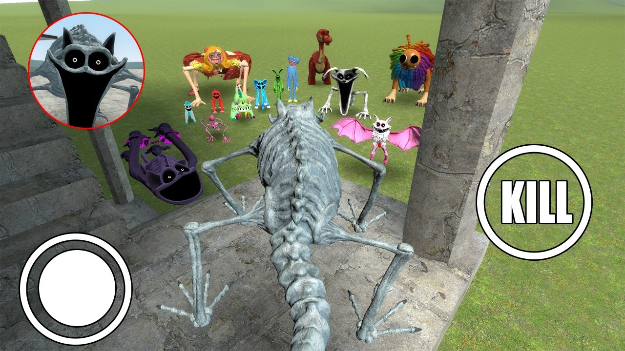 I Became Nightmare Gray Catnap Surviving All Poppy Playtime Monsters in Garry's Mod?