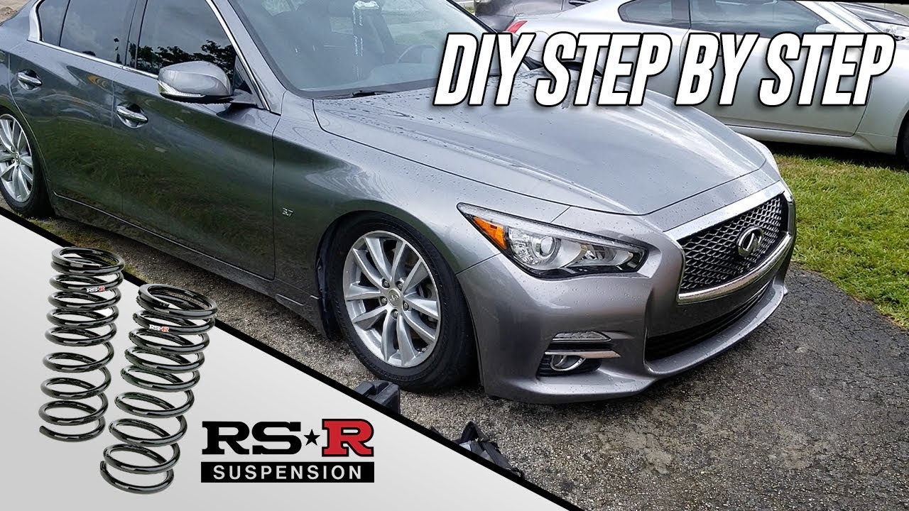 Q50 Lowering Springs Installation Guide - Step By Step