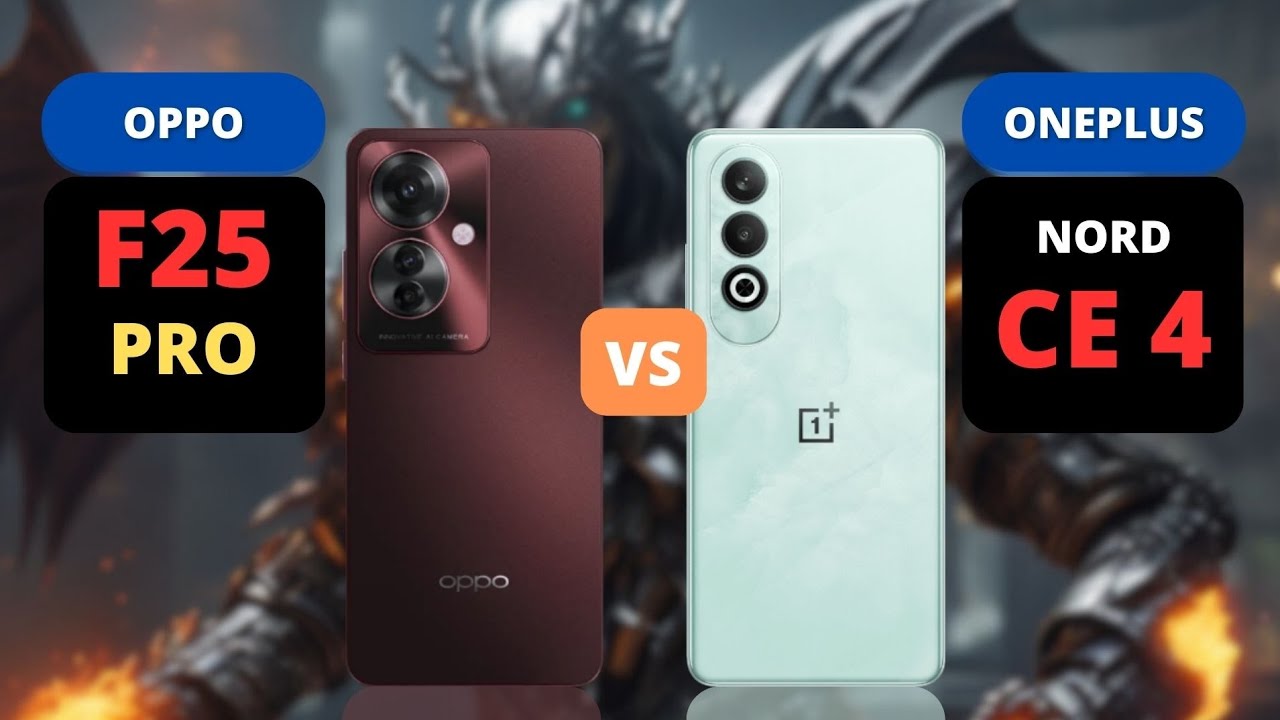 Oppo F25 Pro 5G vs OnePlus Nord CE 4 5G | PHONE COMPARISON
