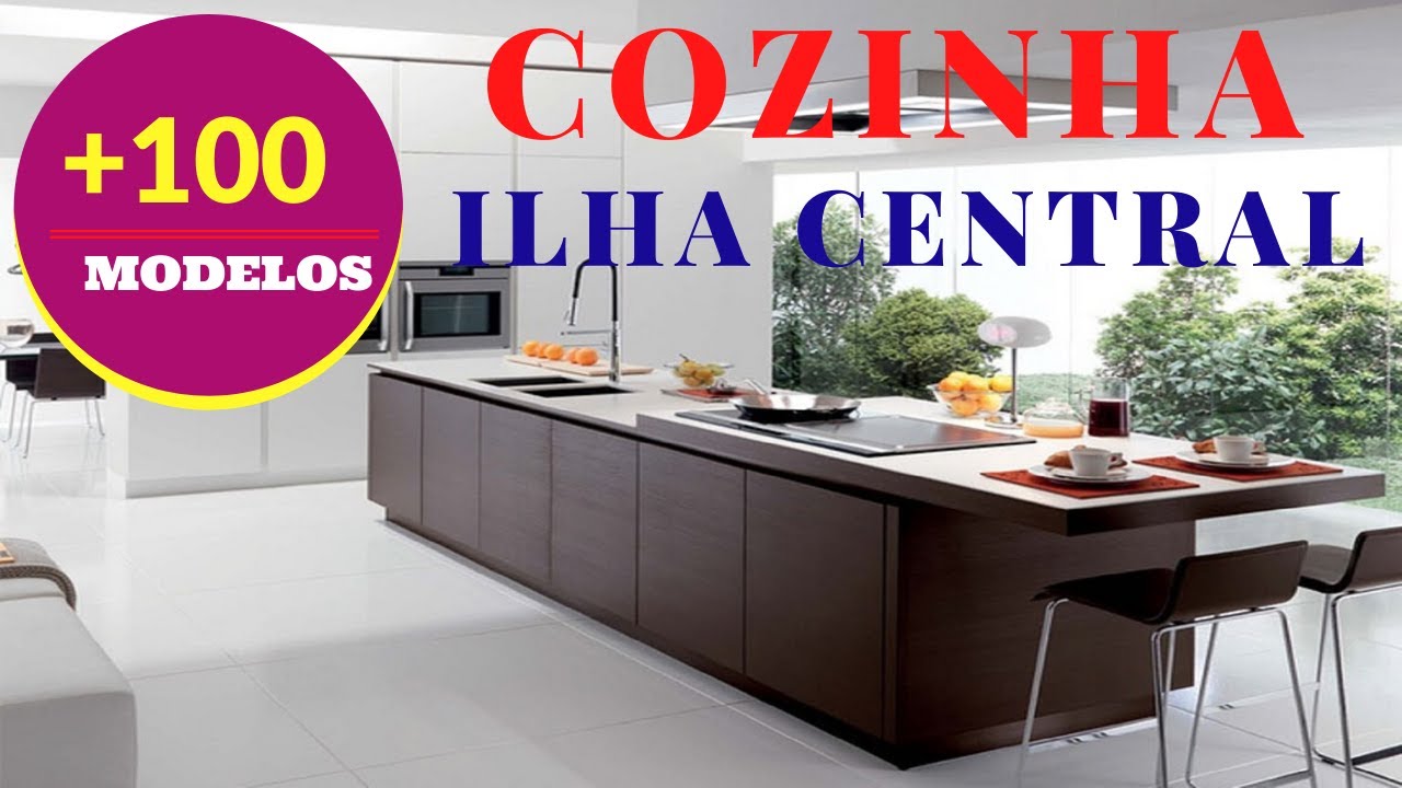 +100 Modelos de Cozinhas Com Ilha Central Modernas