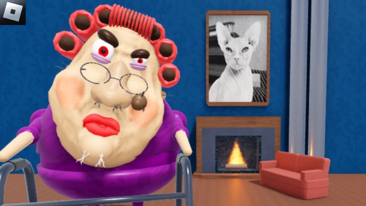 ESCAPE EVIL GRANDMA! OBBY WALKTHROUGH FULL GAME | ROBLOX
