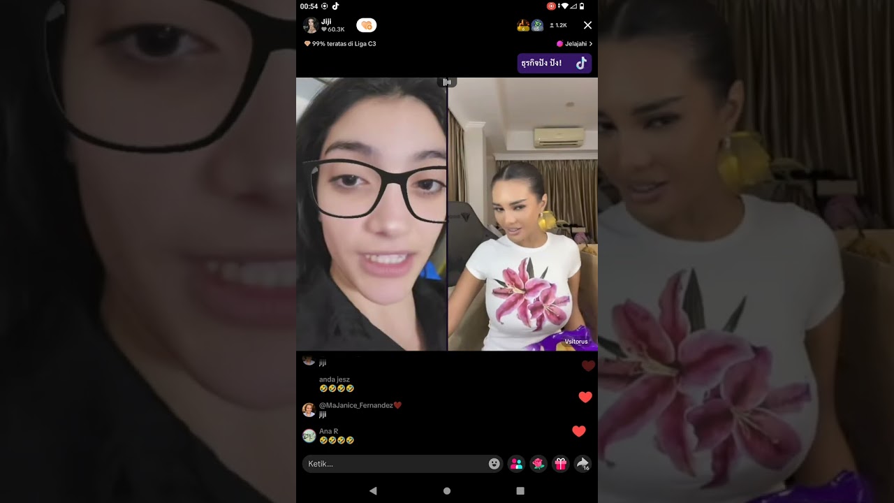 Jiji live tiktok with Vina 5 December part 1.