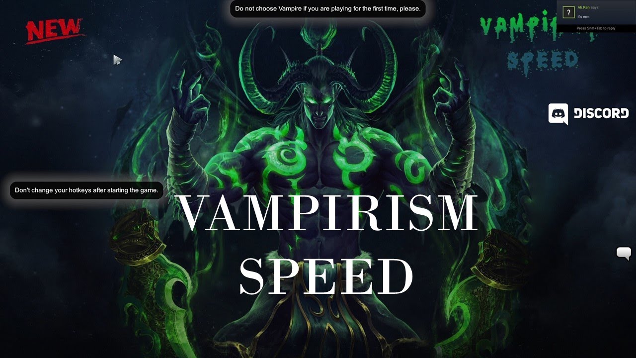NEW DOTA2 Arcade Game : VAMPIRISM SPEED