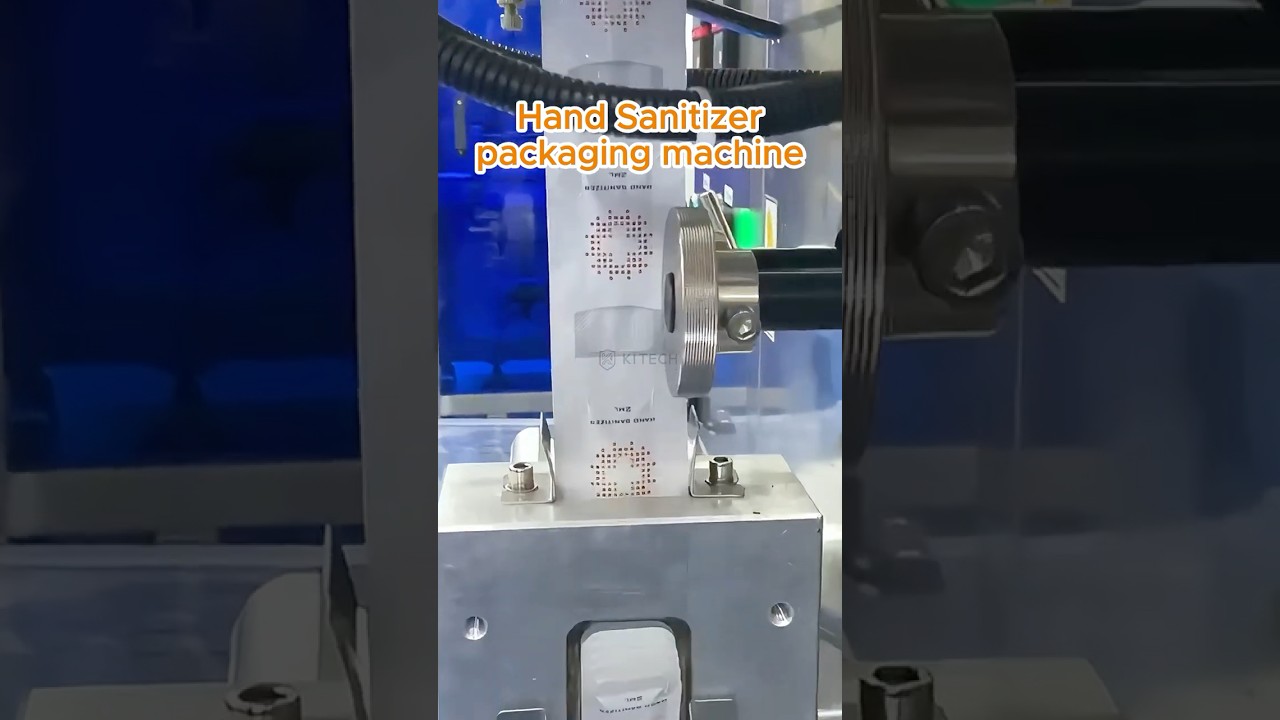 Hand Sanitizer Liquid Bottle-Shaped Pouch Packaging Machine | Form&ndash;Fill&ndash;Seal Demo