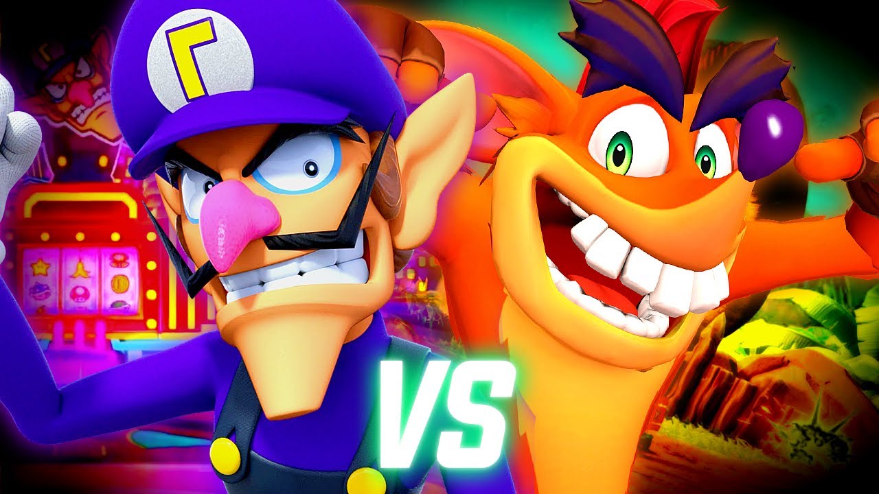 Waluigi VS Fake Crash [BNDR] Ft. Kikko - RAP