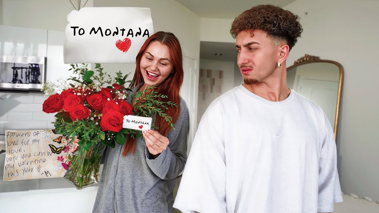 ЕЩЕ ОДИН ПАРЕНЬ ПРИСЛАЛ МНЕ ЦВЕТЫ НА ДЕНЬ СВЯТОГО ВАЛЕНТИНА!!