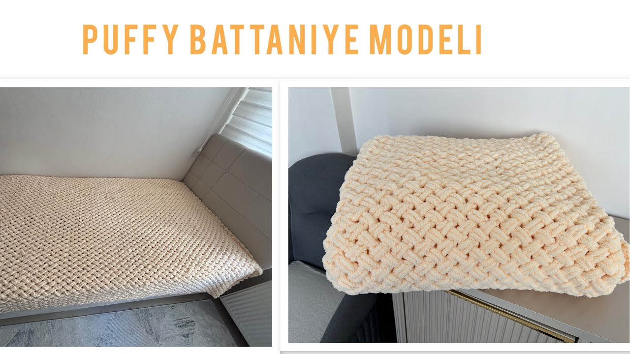ALIZE PUFFY🌸BATTANIYE🌸YAPIMI ÇOK KOLAY🌸TEK KİŞİLİK 