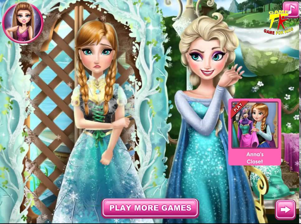 Disney Frozen Elsa and Anna Game   Frozen Design Rivals   Girls Games 2016!
