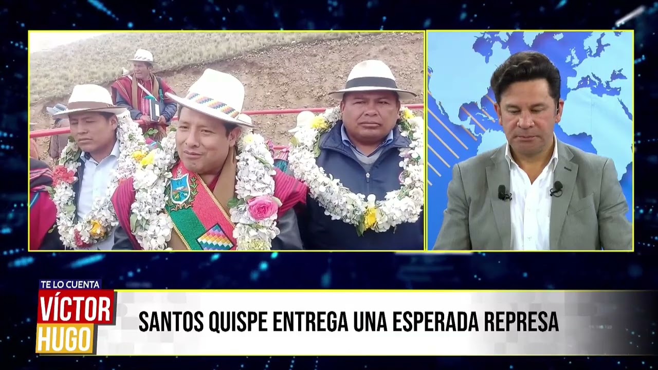 SANTOS QUISPE ENTREGA REPRESA WILANCHITA Y PROMETE MÁS OBRAS PARA UMALA.