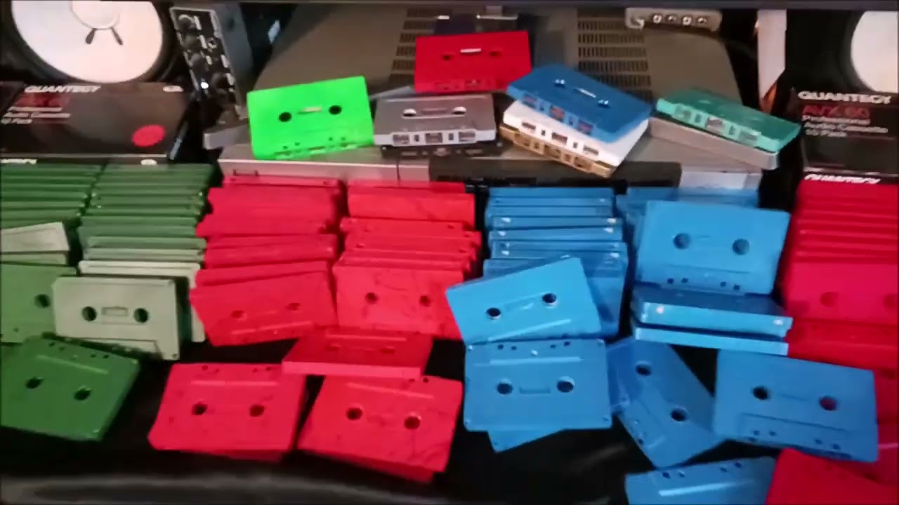 DIY Making New Colored Cassette Tapes Out Of Old Used Church Tapes In 2022!!