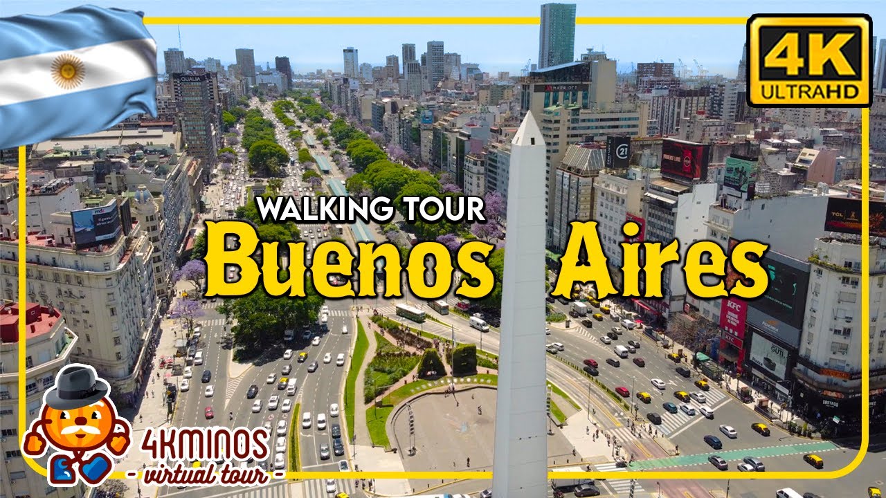 ARGENTINA | Buenos Aires  | 4K UHD | Walking Virtual Tour 2025