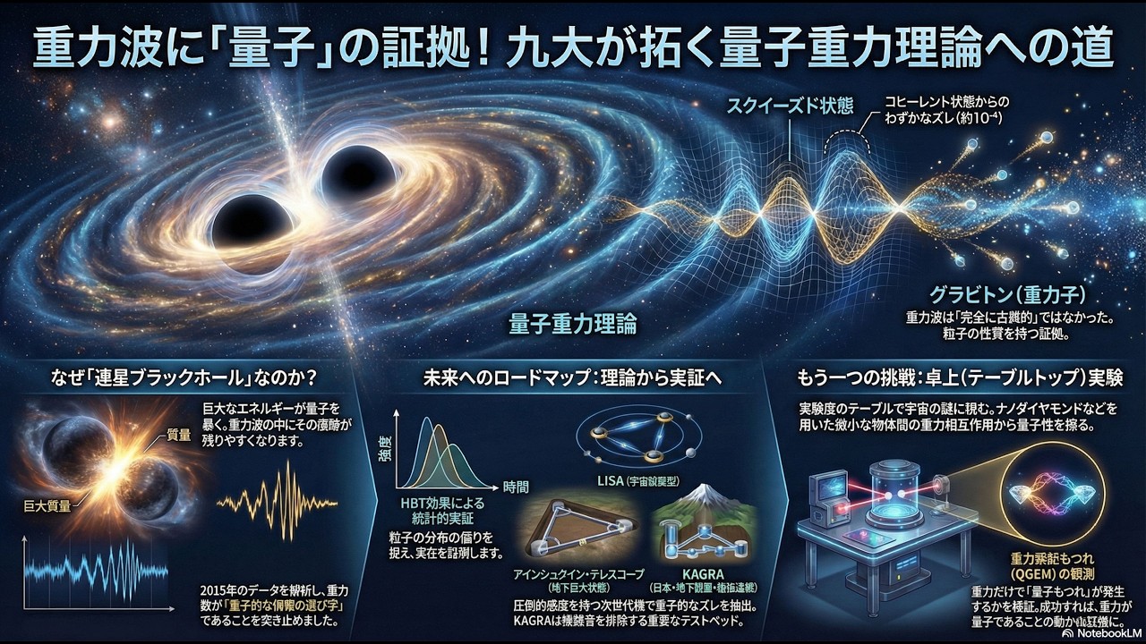 【重力波に量子】の証拠!