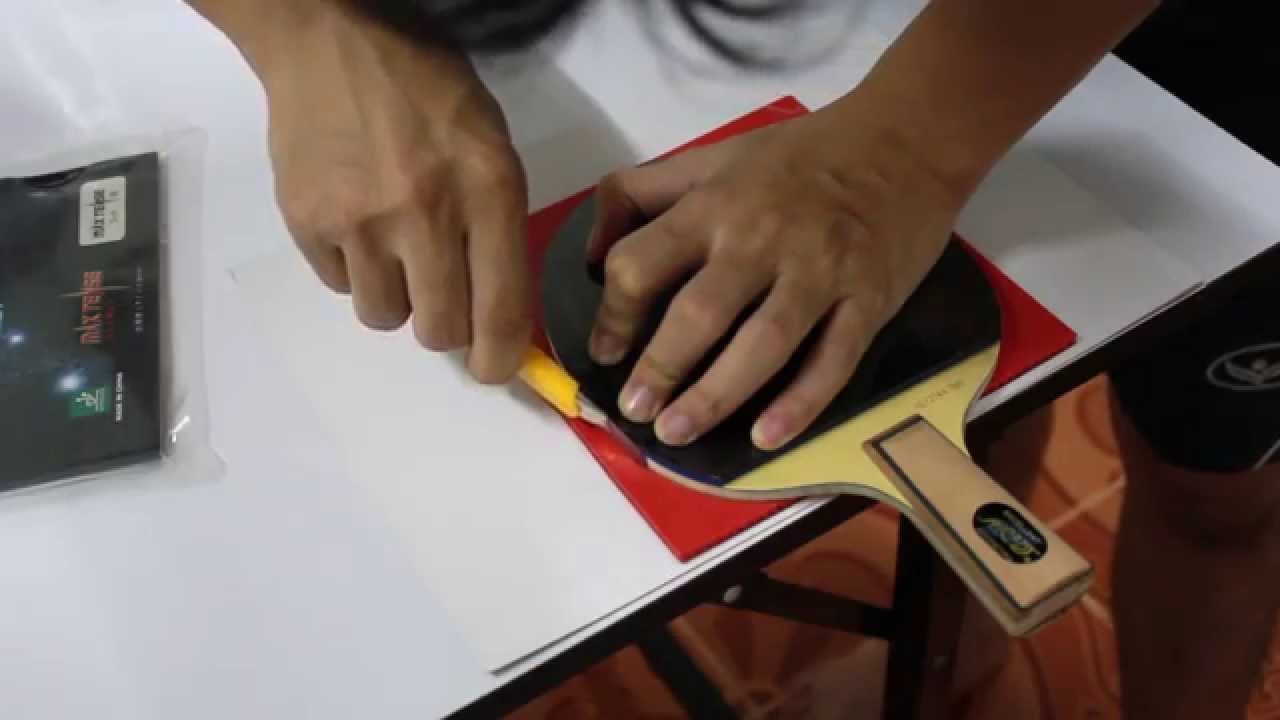 Cutting Table Tennis Rubbers (Pingpong)