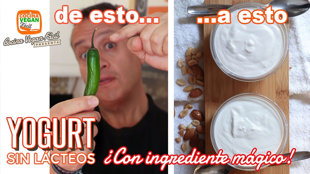 Yogurt desde cero ¡INCREÍBLE! - Cocina Vegan Fácil