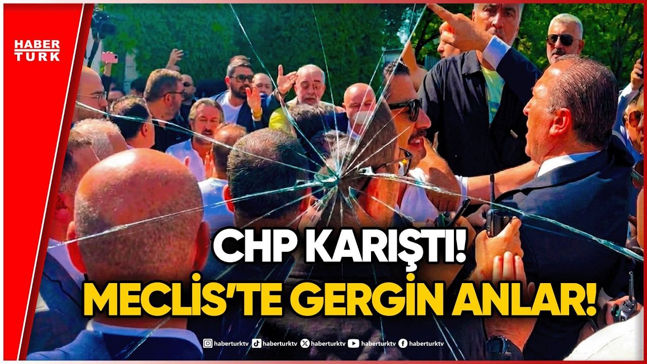 SON DAKİKA: TBMM&rsquo;de CHP'nin Grup Toplantısı &Ouml;ncesi Arbede!