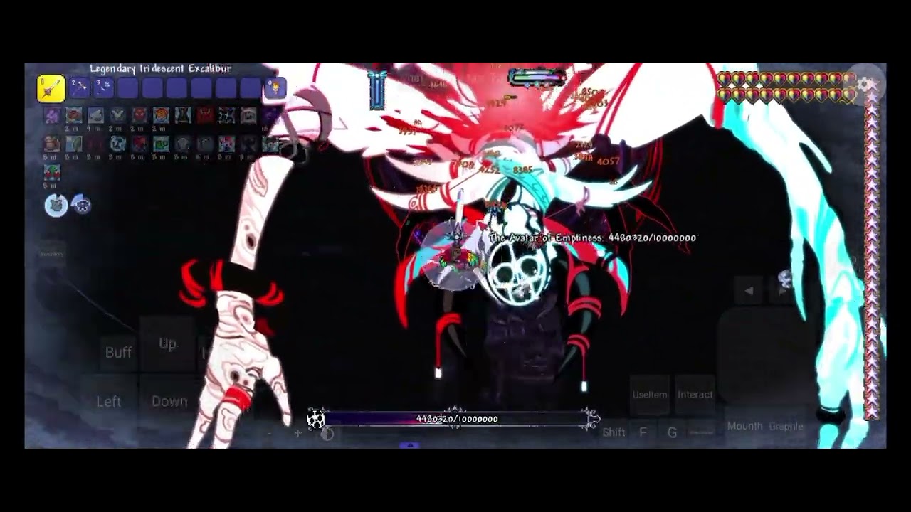 The Avatar of Emptiness Fight On Mobile With Rotating Art Launcher