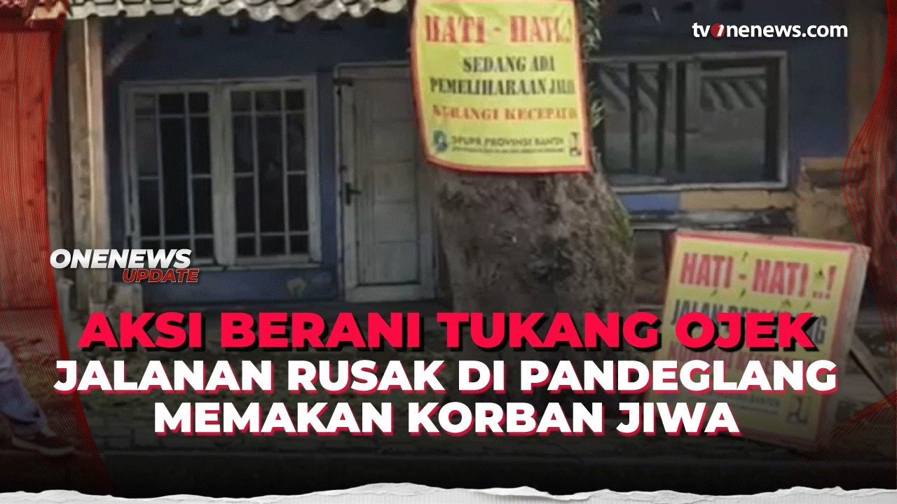 Viral! Tukang Ojek Gugat Pemda Rp100 Miliar Gegara Jalanan Rusak | OneNews Update
