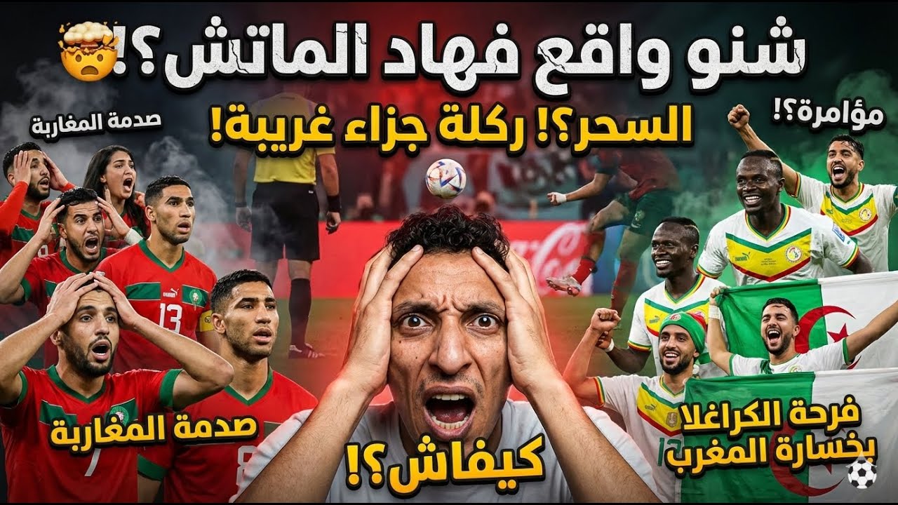 فرحة الكراغلا وذهول المغاربة 😳 شنو وقع فالماتش؟!🤯 شنو هاد اللي شفناه؟طرح ألف سؤال… وصدمة جماهيرية!