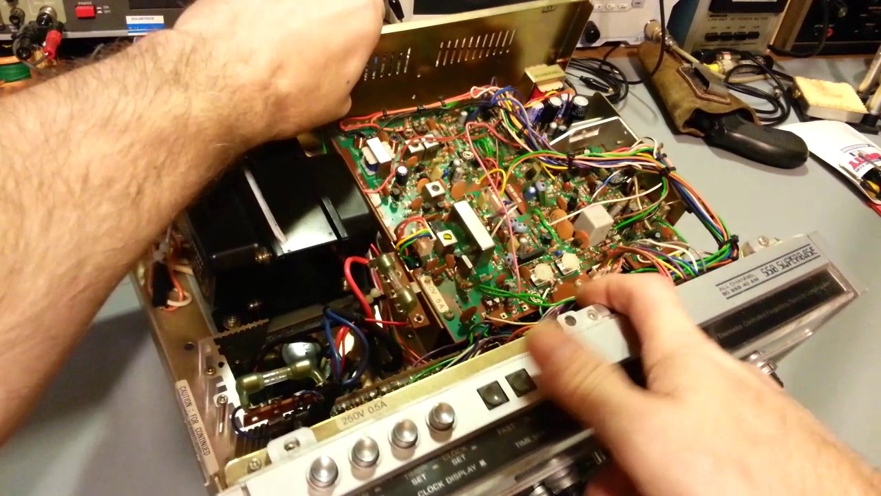 Major overhaul of a damaged GE SuperBase.  Was damaged in shipping.