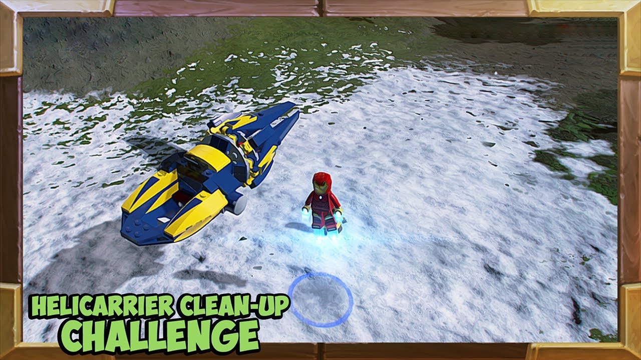 LEGO Marvel Super Heroes 2 Helicarrier Clean Up Challenge