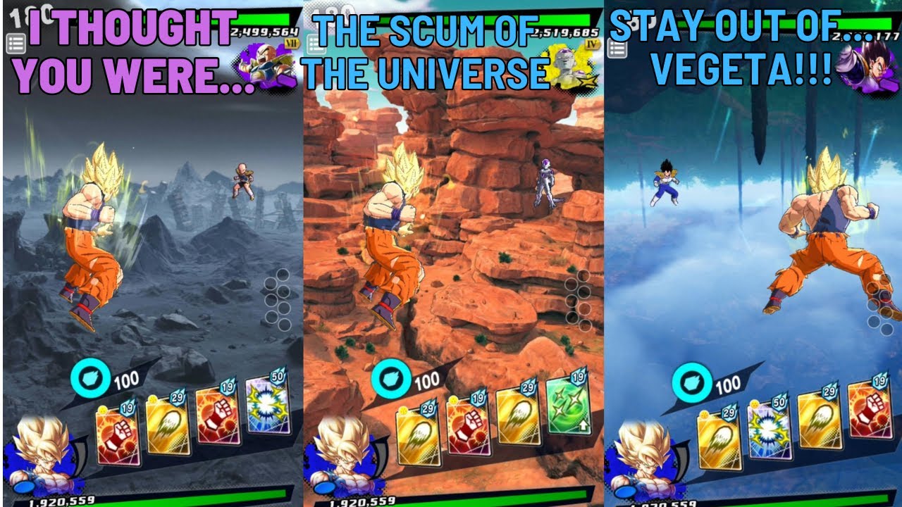 NEW LF SSJ Goku Special Intro & Winning Quotes & Interactions! Dragon Ball Legends