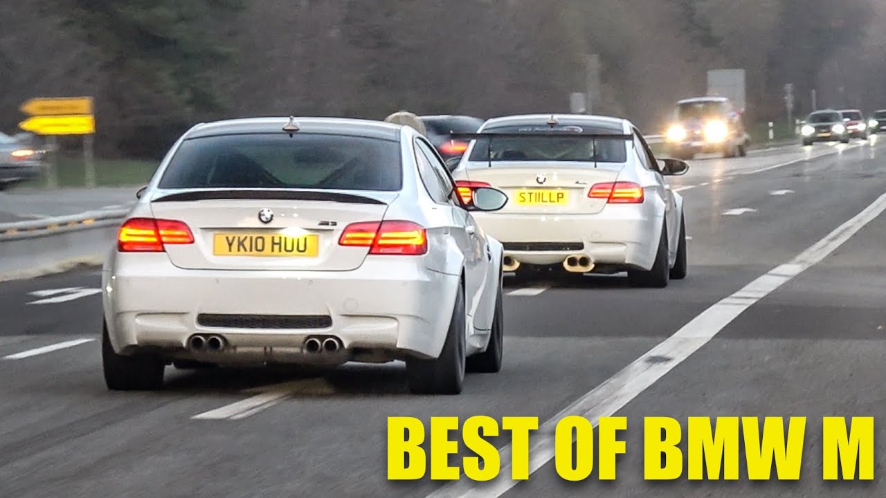 BEST OF BMW M CARS LEAVING NÜRBURGRING TANKSTELLE - Drifts, Burnouts, Polizei