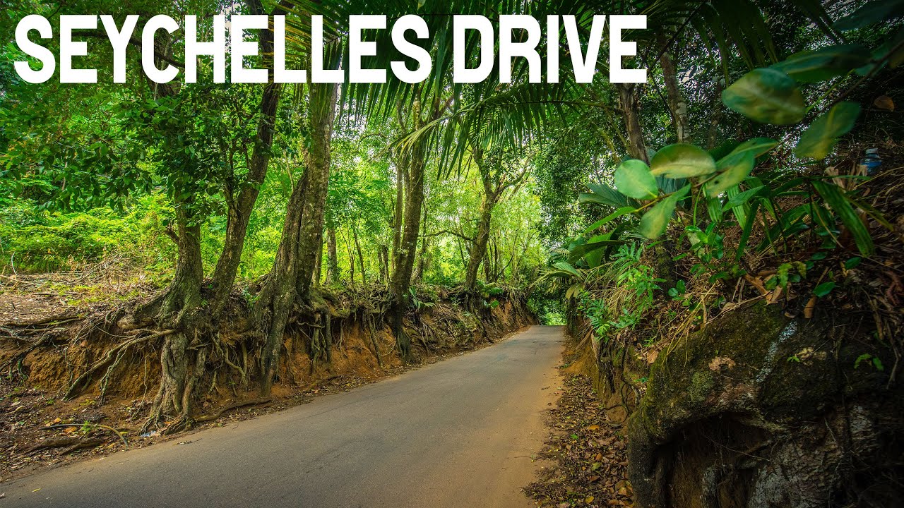 Driving the Coast Road in The Seychelles