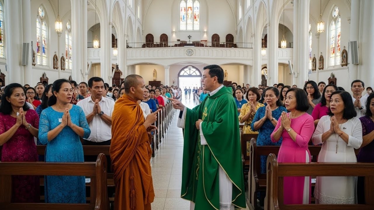 Biksu Menuduh Pastor Menggelapkan Dana di Altar, Apa yang Terjadi Setelahnya Tak Terduga