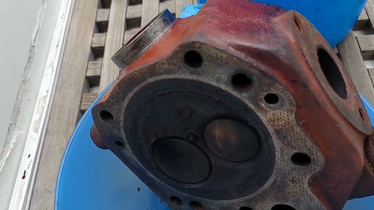 Volvo Penta MD5a replacing head gasket , topplockspackning, joint de culasse