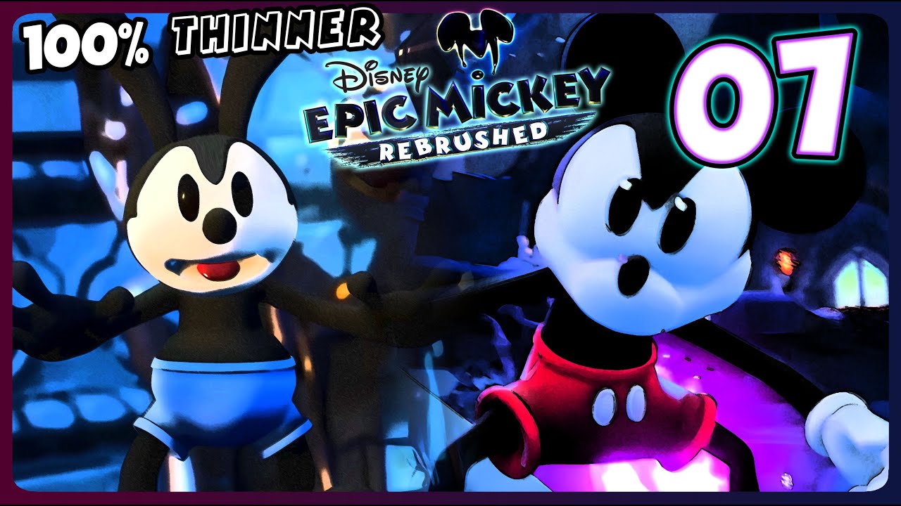 Epic Mickey Rebrushed Walkthrough Part 7 (PS5) 100% Thinner Path 🟢