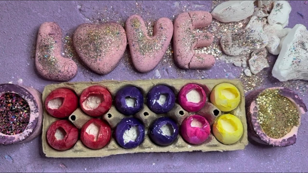 Confetti Eggs & Friends✨🤩🩷💜 | ASMR | Triggers | Anxiety Relief | Stress Relief | Messy Crush