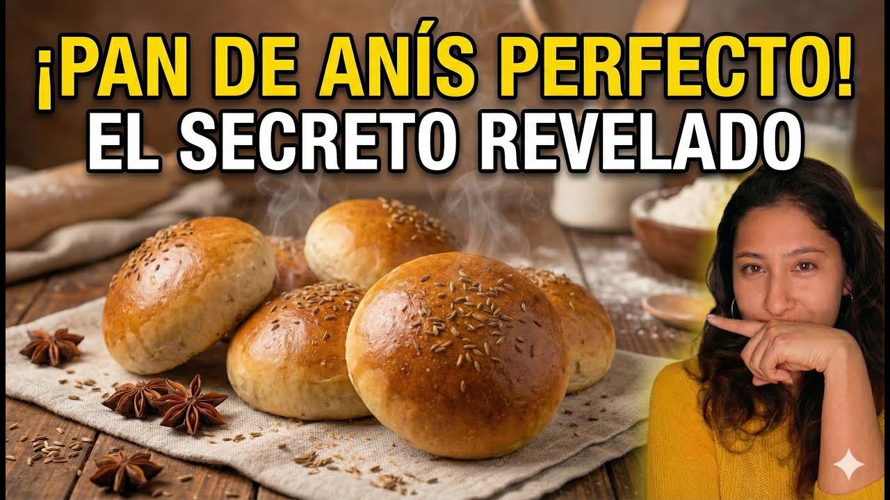 🔴 Pan de ANIS / Dulce y Casero [Receta F&aacute;cil y R&aacute;pida de hacer]