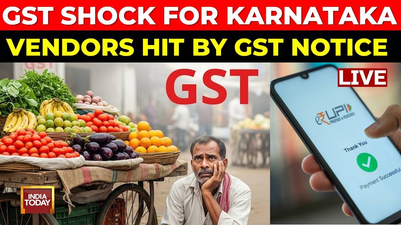 Digital Payment Backlash LIVE | GST Shock For Karnataka Vendors | Protests Over GST Notices