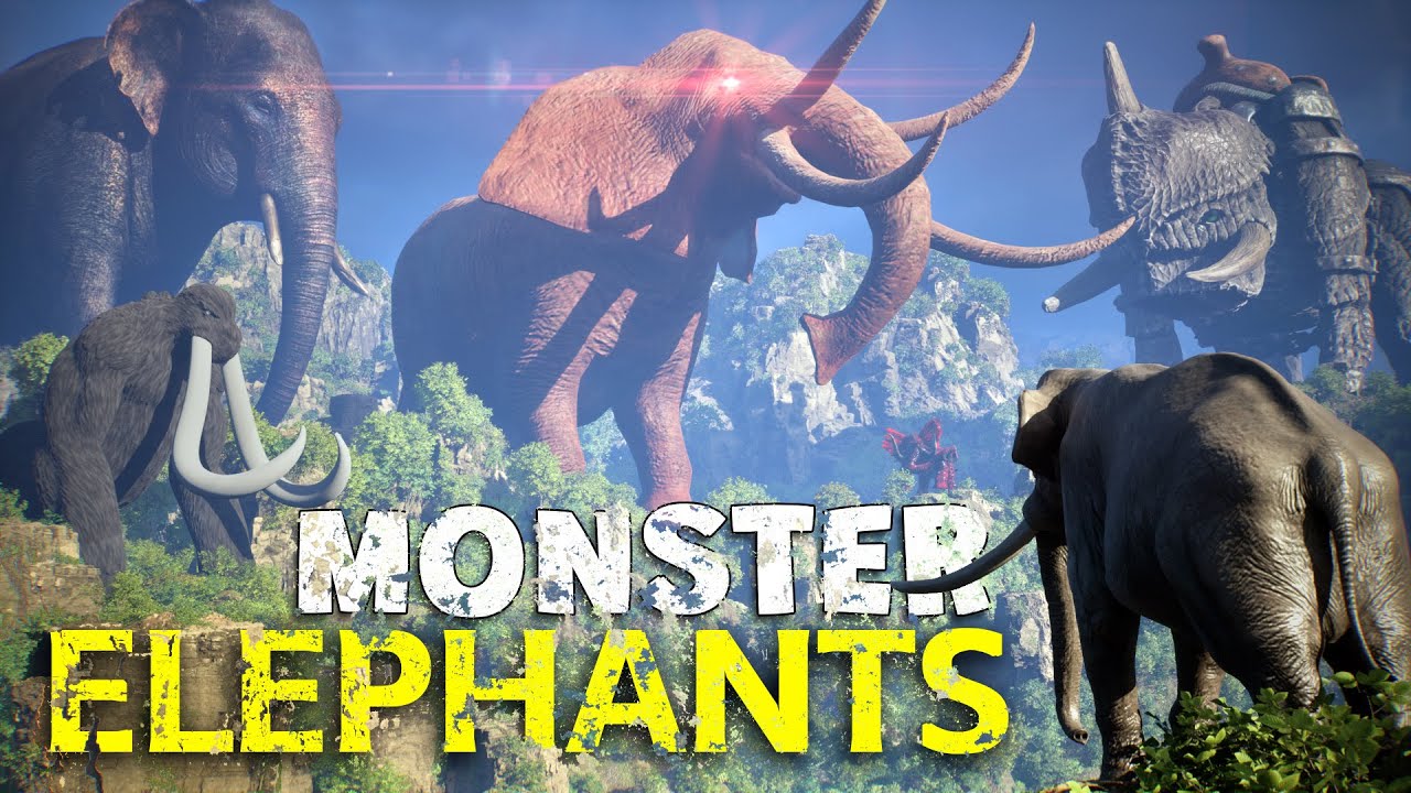 Legendary Monster Elephant Size Comparison 2026 | ZUNESHA Vs BEHEMOTH Vs JERAKEEN