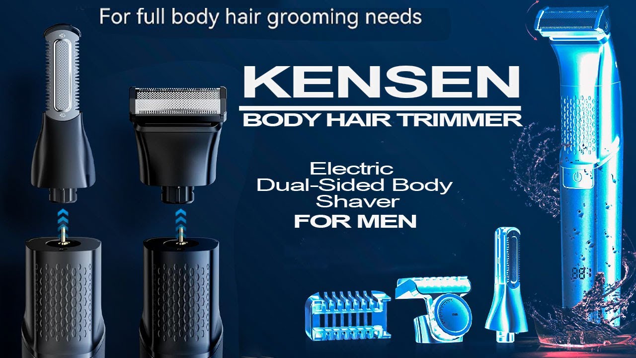 KENSEN | Body Hair Trimmer   2 in 1 Pubic Hair Trimmer for Men | Ruhul Amin founder of RAMINHUB