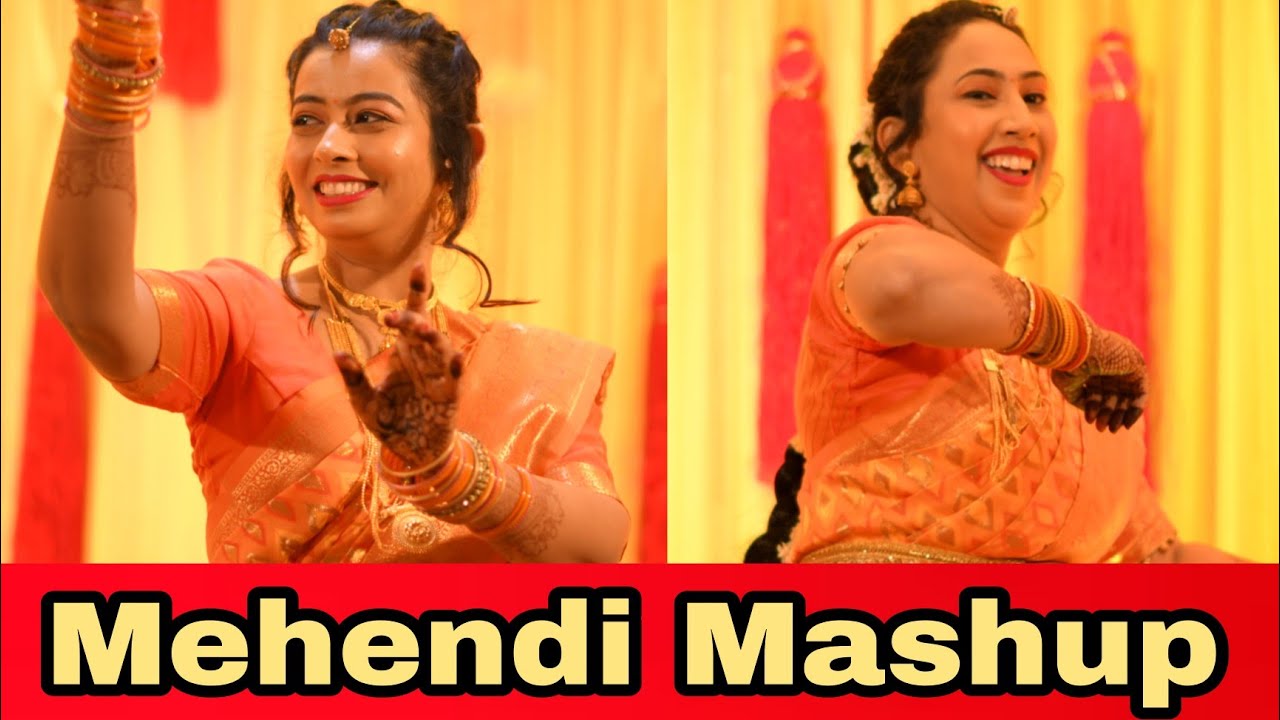 Mehendi Mashup | Dance By Pooja & Shrutika | Wedding Song | Kunal weds Shivani | Shubh Ghadi+Gud Nal