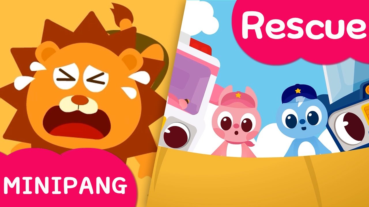Learn colors with Miniforce | Minipang Rescue | Saving Animals in Pits | Mini-Pang TV 2D Play