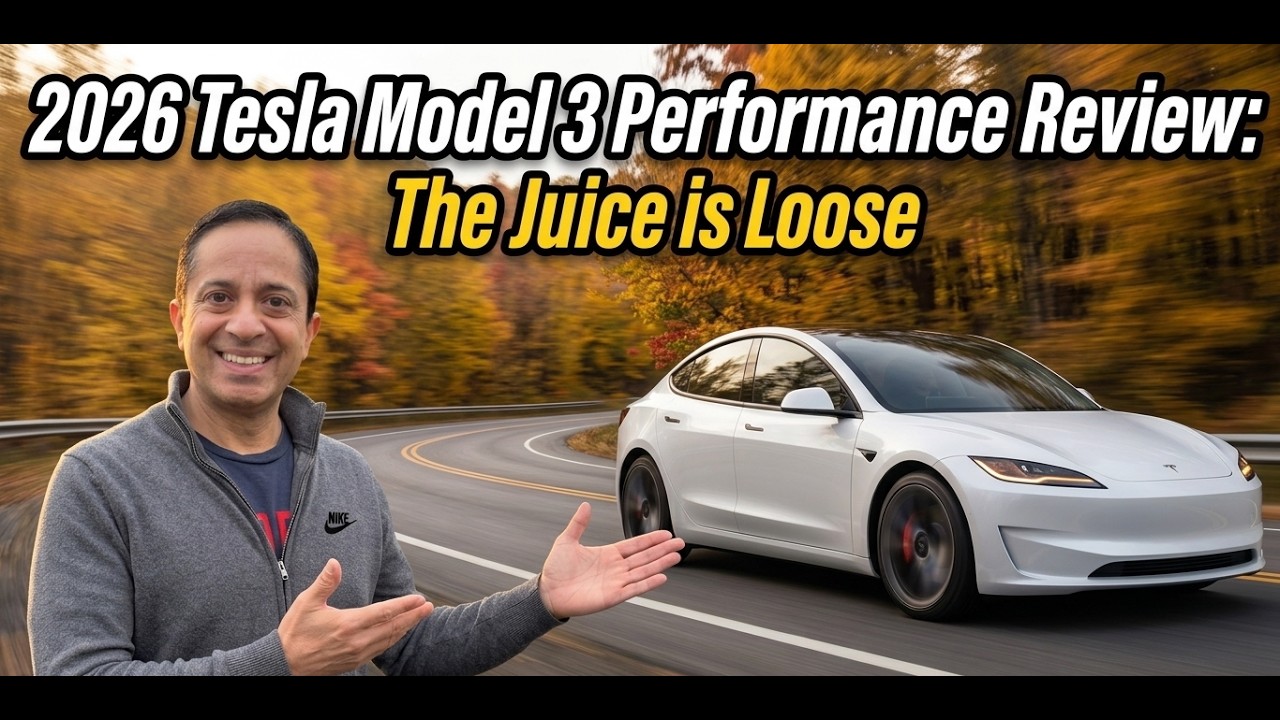 Обзор Tesla Model 3 Performance 2026: лучшее стало еще лучше