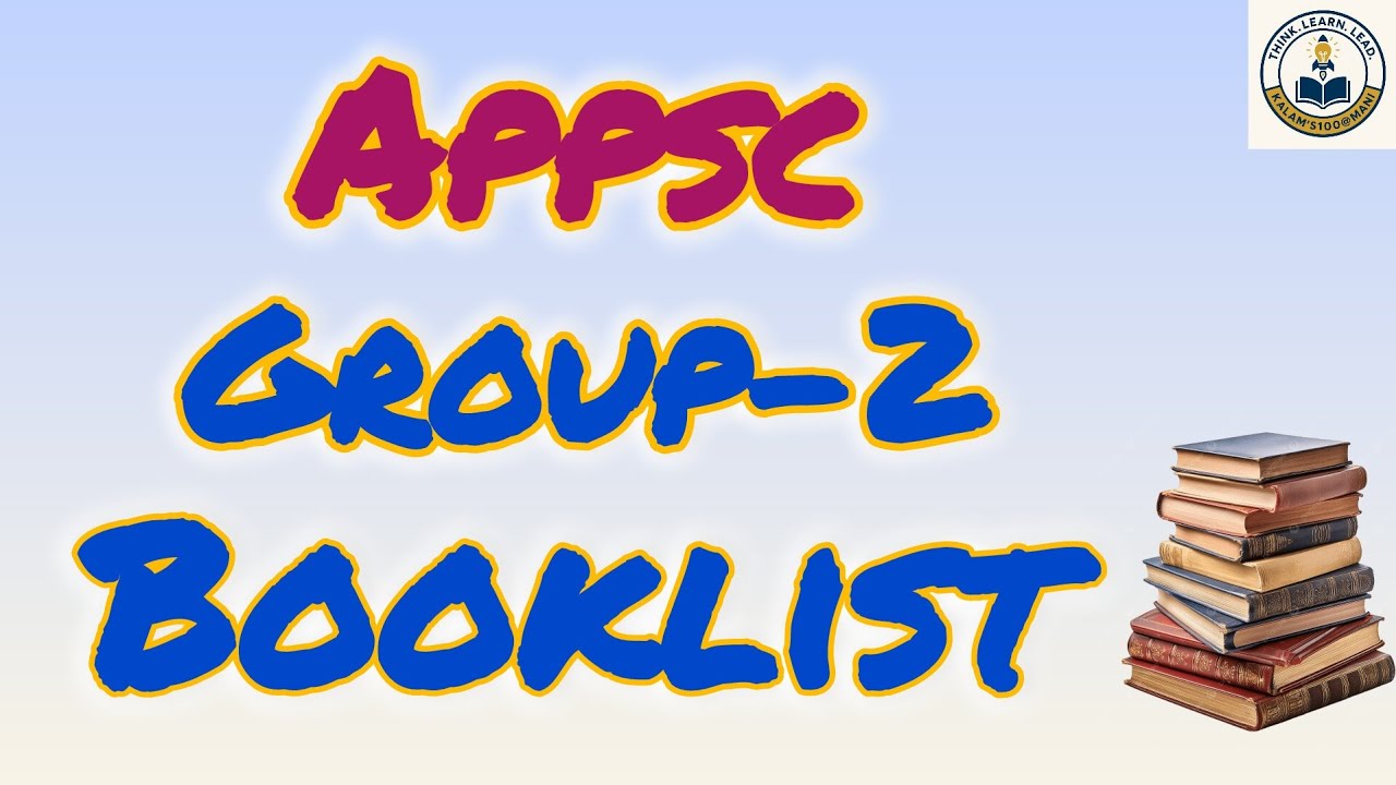 #appsc #group2 booklist ..how to prepare? #appsc #group2 