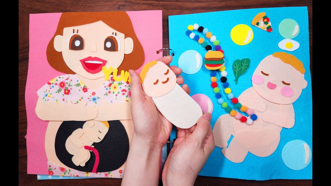 동생이 생겼어요2 동생이 생긴 첫째들을 위한 두번째 펠트북: I am a big brother Quiet book:)낮잠시간펠트