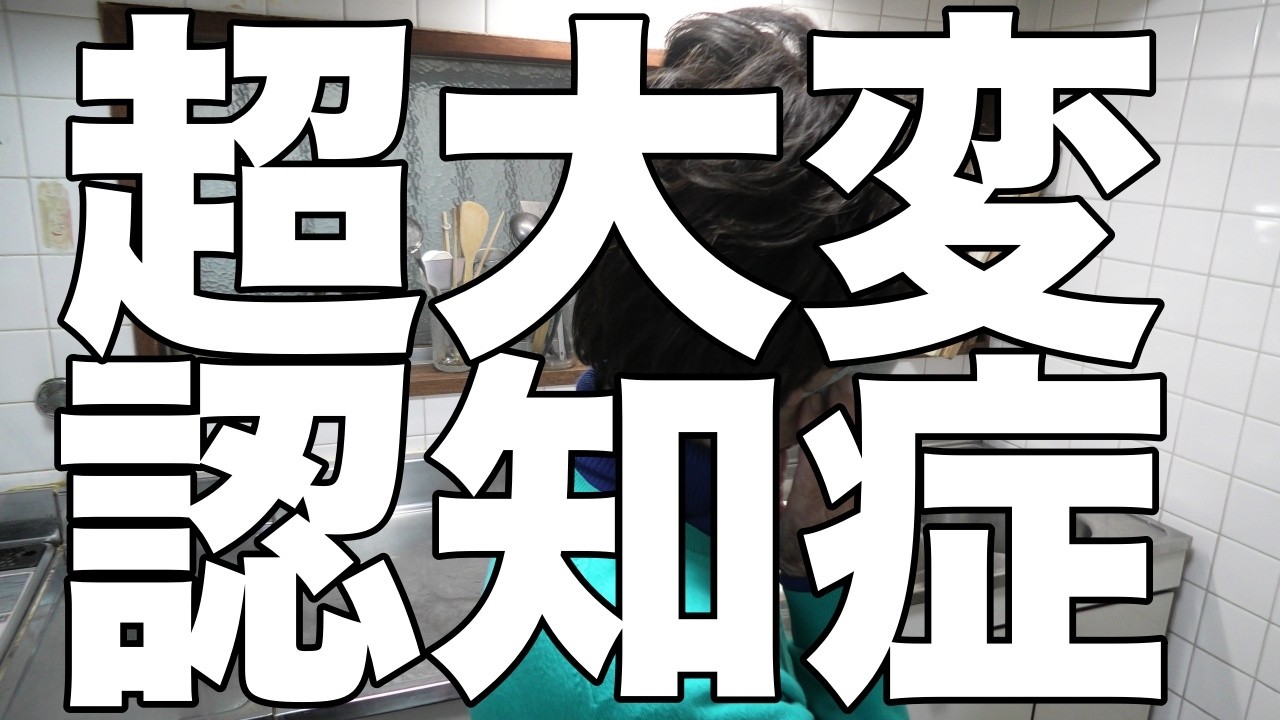 [介護しんどい]認知症の母の側で寝る！/第3日目、ホンマ大変！[無職、独身、母介護]