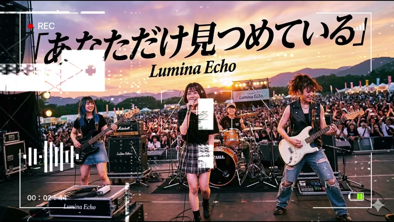 「あなただけ見つめてる」をAIガールズロックバンドがカバーしてみた【SLAM DUNK / 大黒摩季】
